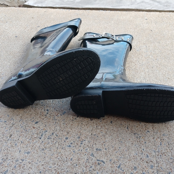 ☔ INTRIGUE ORIGINAL RUBBER RAIN BOOTS SZ 8 - Picture 7 of 7